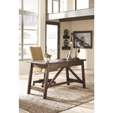 Signature Design by Ashley Baldridge Rustic Home Office Desk, Distressed Brown Signature Design by Ashley