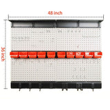 Ultrawall Pegboard Wall Organizer, 48X 36 inch for Garage Storage with Hooks, Storage Bins, Tool Panel Organizer Ultrawall