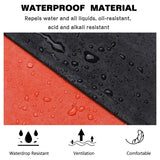 Thick Waterproof Rubber Black Vinyl Apron for Men 39" Heavy Duty Long Chemical Resistant Industrial Work Apron Adjustable Plastic Aprons for Homsolver