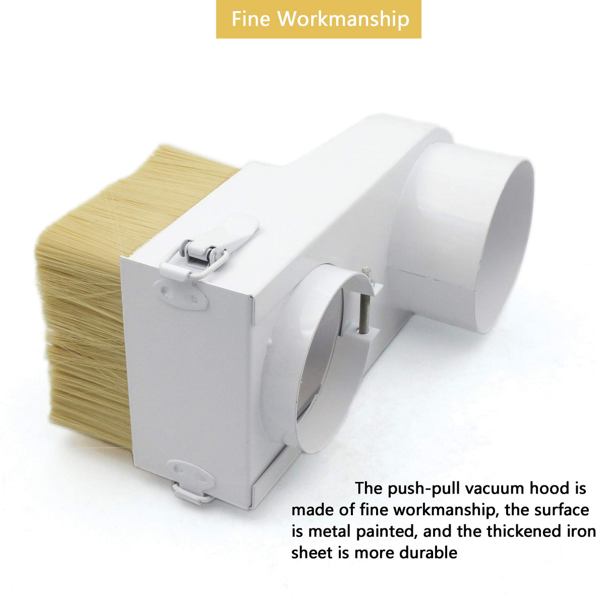 RATTMMOTOR 65mm Spindle Dust Boot Shoe CNC Spindle Motor Double Door Brush Dust Shoe Cover Cleaner Engraving Machine Accessories for CNC Engraver RATTMMOTOR