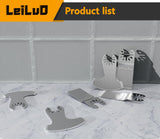 LEILUO Oscillating Multi Tool Blades 6 Pack Diamond Multitool Blades Kit for Grout Removal Fit DeWalt Milwaukee Makita Ryobi and More LEILUO