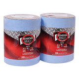 Tork ShopMax Heavy Duty Centerfeed Paper Towel Blue W22, High Absorbency, 450 Sheets, 450338 Tork