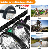 TORACK Bike Storage Rack, 6 Bike Racks & 5 Hooks for Garage, Wall Mount Vertical Bicycles Hanger for Home Space Saving, up to 600lbs, 64-inch TORACK