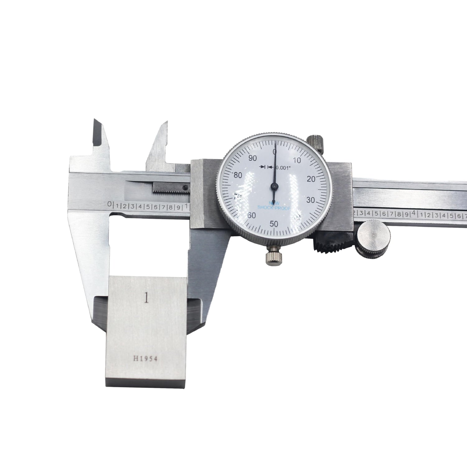 HFS (R) 0-6" Stainless Steel 4 Way Dial Caliper .001" Shock Proof HFS