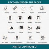 DecoArt Metallic ML04C-28 Lustre Wax, 1-Ounce, Champagne Ice, 1 Fl Oz (Pack of 1) DecoArt