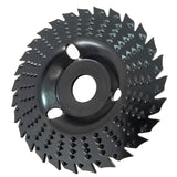 OBA Wood Carving Disc 4-1/2 Inch Wood Cutting Wheel 28-Tooth for Angle Grinder Wood Carving,Polishing,Carving with 7/8 inch Arbor OBA