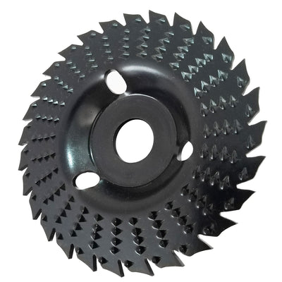 OBA Wood Carving Disc 4-1/2 Inch Wood Cutting Wheel 28-Tooth for Angle Grinder Wood Carving,Polishing,Carving with 7/8 inch Arbor