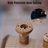 Suerte 3D Puzzles for Adult Wooden Train Model Set DIY Assembly Mechanical Puzzles Wood Train Building Model Kit Gift for Men Teens Kids on Birthday Suerte