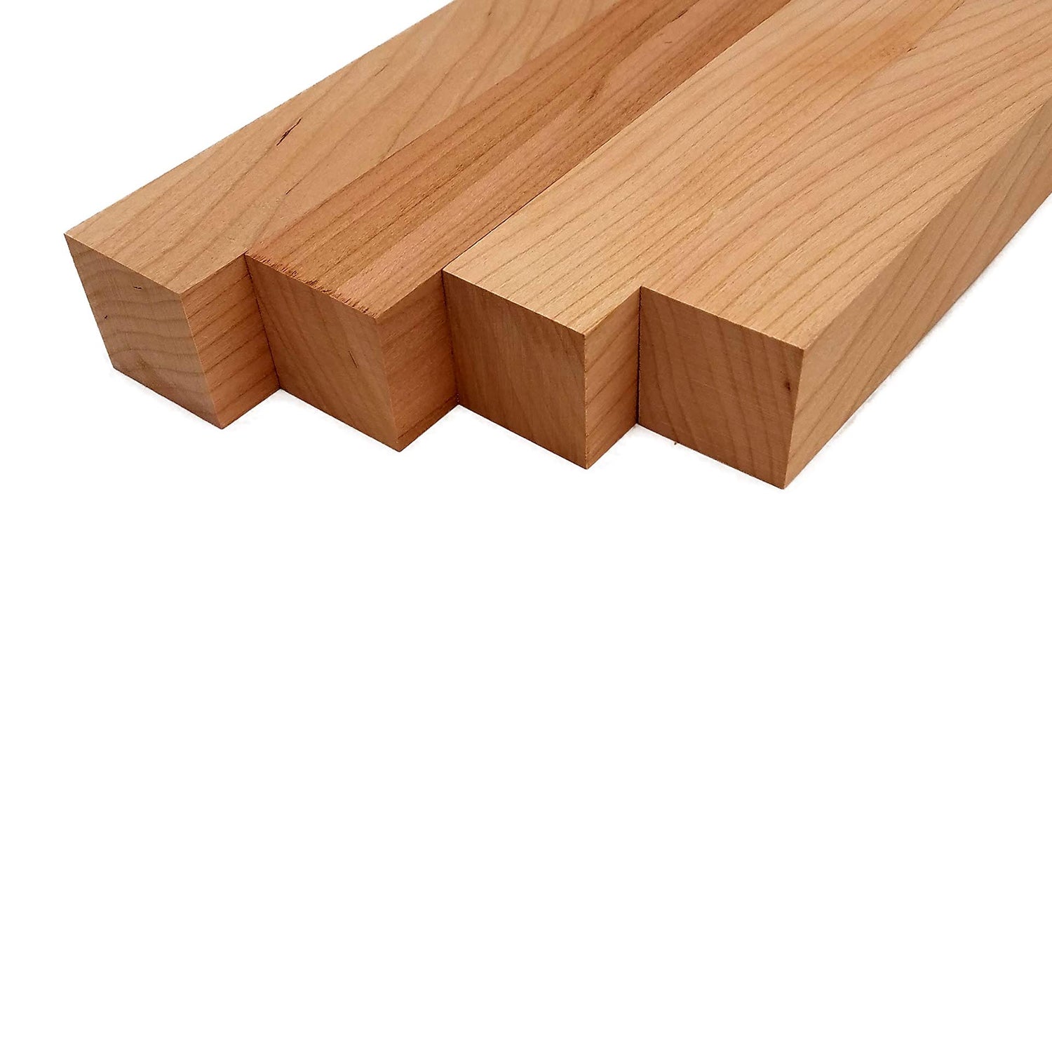 Cherry Lumber Square Turning Blanks 1.5" x 1.5" (4pc) (1.5" x 1.5" x 12") Barrington Hardwoods