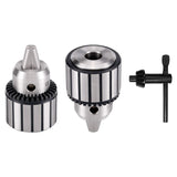 KingTool 4 Pcs Drill Chuck Set - 1/2-Inch Drill Chuck with Chuck Key with #1 (JT33-MT1) and #2 (JT33-MT2) Morse Taper Arbor - WoodArtSupply