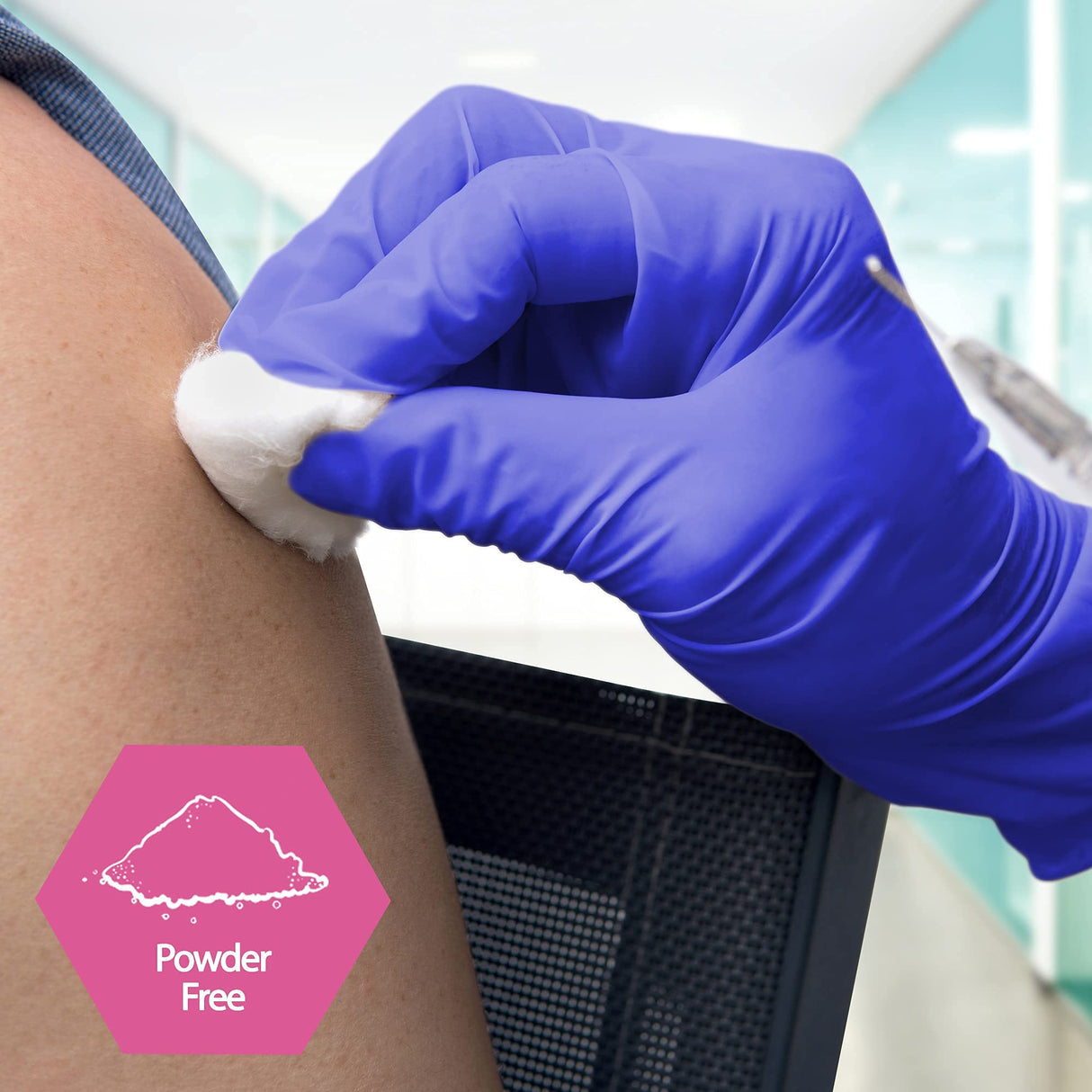 MedPride Powder-Free Nitrile Exam Gloves, Large, Large (Pack of 100) MED PRIDE