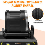 Large 2.5LB Professional Rock Tumbler Kit, 3-Speed Motor & 9-Day Timer, Rubber Barrel, Quiet Rotary Stone Polisher with 6 Belts, Rough Gemstones, 4 KoolStone