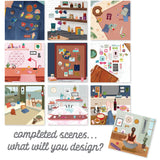 Sticker & Chill — Personal Spaces — Relax and Unwind with Repositionable Stickers — for Teens and Adults Craft Crush