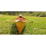 Wooden Canoe with Ribs Curved Bow, 12-Feet Wooden Boat USA