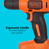 BLACK+DECKER 8V MAX* Cordless Drill + 43 pc. Home Decor Project Kit (BDCD8HDPK) BLACK+DECKER