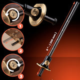 TUMEYET Wheel Marking Gauge - Woodworking Scriber Kit With 2 Replacement Cutters Wood Tools Graduated Inch & MM Scale Solid Metal Bar Scribe Tool For clarke Brothers