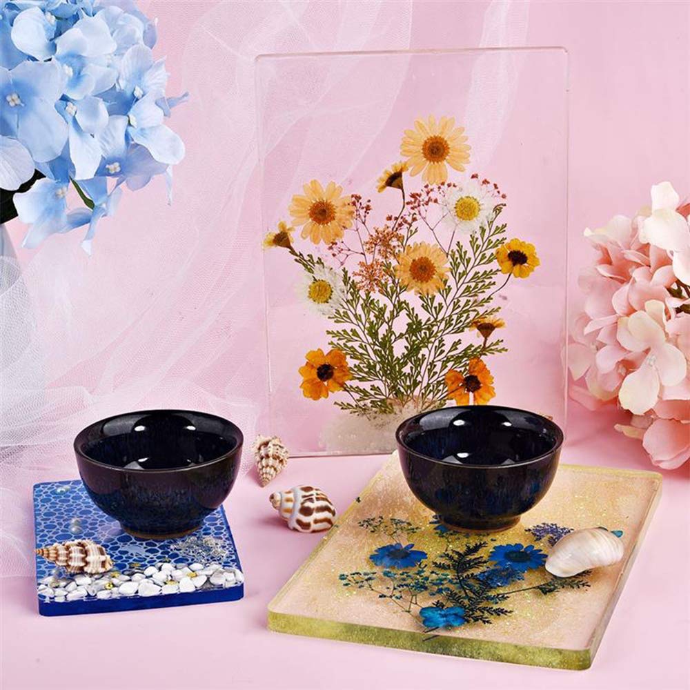 Shanglist Silicone Tray Molds for Epoxy Resin, Large Epoxy Resin Casting Mold for DIY Crafts Serving Board Shanglist