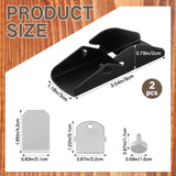 Lanties 2 Pcs Small Wood Planer Hand Tool 3.54 x 1.18 x 0.79 Inch Trimming Block Plane Woodworking Deburring Wood Shaver for Novices Veterans Lanties