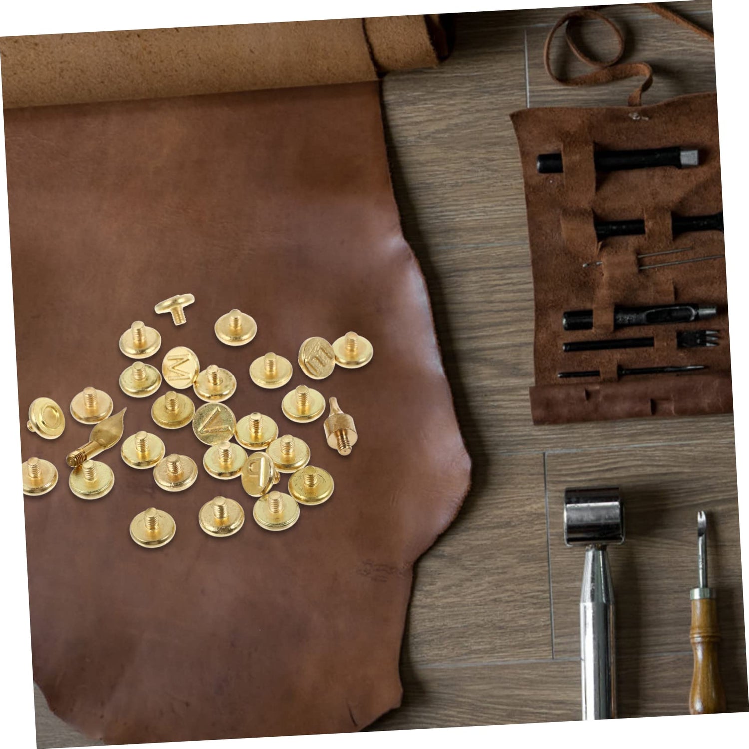 Lurrose 3 Sets Copper Letter Wood Burning Tips for Personalised Branding on Wood and Leather Lurrose