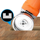 Szliyands Wood Carving disc,Grinder Wood Tungsten Carbide Grinding Wheel Grinder Shaping Disc Bore Wood Sanding Carving Tool Woodworking Angle Szliyands