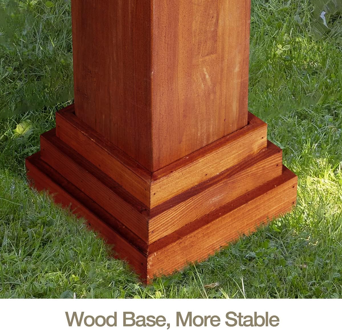 U-MAX Wood Pergola 12'x10' Cedar Wood Gazebo with Durability, Stability, Structure, Snow and Wind Supported,Mirador Outdoor Pergola for Patio Deck U-MAX