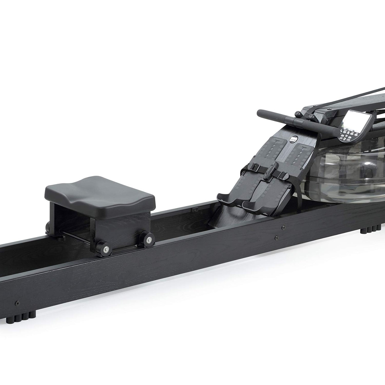 WaterRower Club All Black Rowing Machine in Ash Wood with S4 Monitor WaterRower