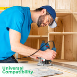 Router templates for Woodworking - 18 in 1 Inlay Template Kit for Working with Wood, Acrylic Router Templates, Decorative Stencil Tool for Design, poptuu