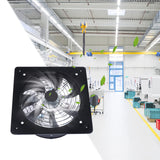 REBaiYU 12 Inch Wall Mounted Exhaust Fan,125W Explosion-Proof Exhaust Axial Fan High Velocity Utility Blower Fan with Low Noise,1420r/min Spray Booth REBaiYU