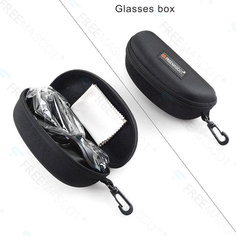 FreeMascot IPL 200nm-2000nm Laser Safety Glasses for Laser Hair Removal Treatment and Laser Cosmetology Operator Eye Protection with Case (Green) FreeMascot