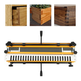 Dovetail Jig Kit, 24Inch Woodworking Dovetail Jig with Milling Cutter and 2 Operating Handles, CNC Dovetail Template Versatile Dovetail Jig Machine HAOREBAIYU