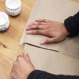 Elementree Packing Paper Sheets (1500 Count), Fanfold #35 Kraft Paper with 11" Perforations, Sustainable Shipping & Moving Supplies, Eco-Friendly - WoodArtSupply