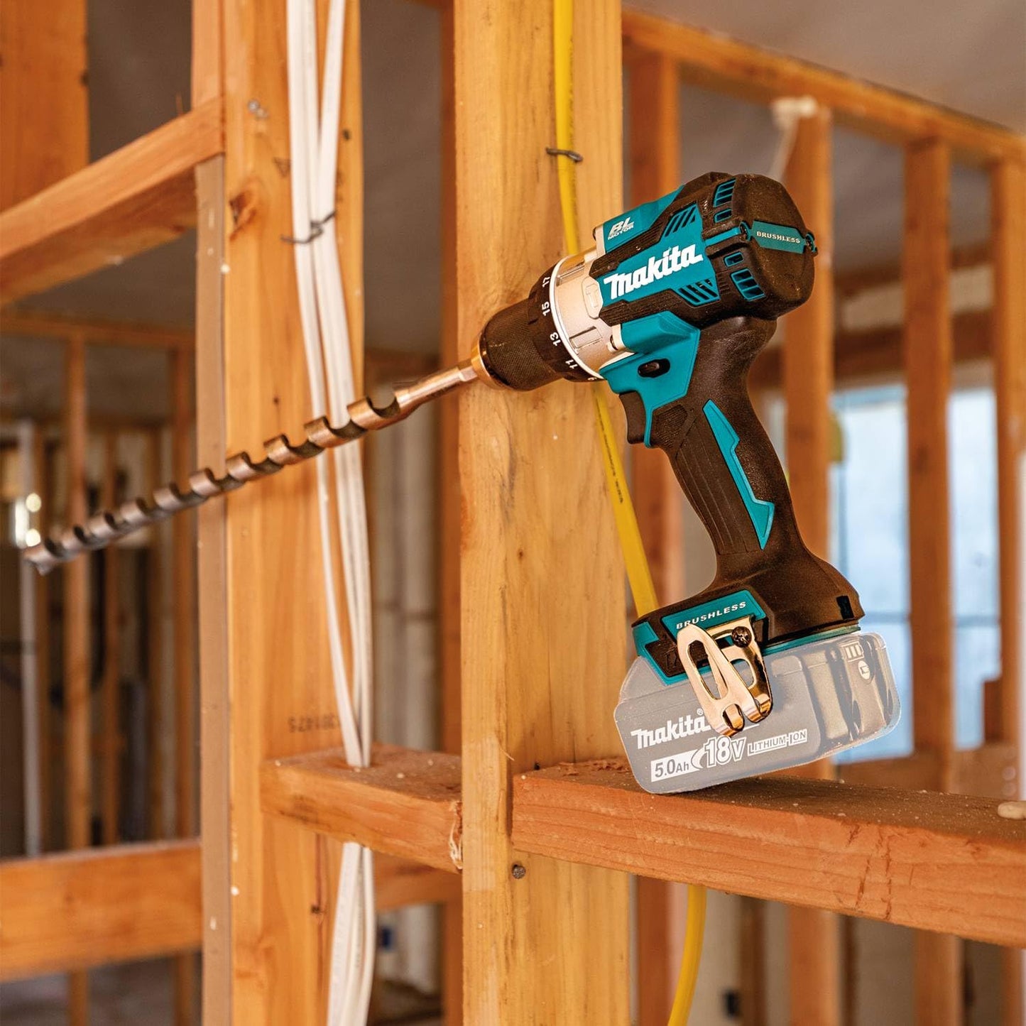 Makita XPH16Z 18V LXT® Lithium-Ion Compact Brushless Cordless 1/2" Hammer Driver-Drill, Tool Only - WoodArtSupply