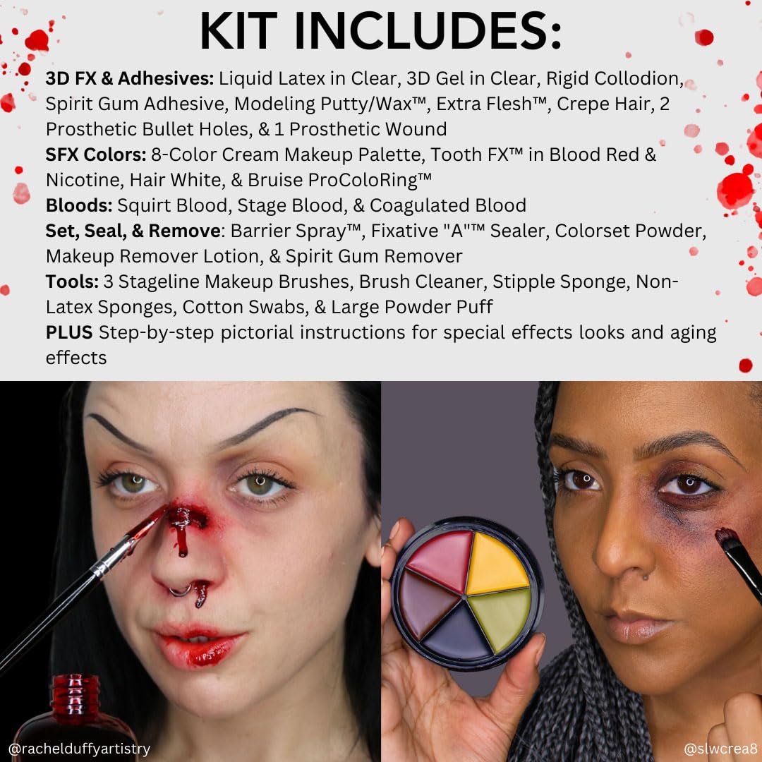 Mehron Makeup Special FX All-Pro Makeup Kit | Complete Professional Stage Makeup Kit | Special Effects Makeup Kit for Theatre, Halloween, & Cosplay Mehron