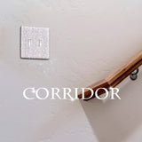 Shiny Rhinestones Wall Plate Cover Switch Cover Outlet Covers Wall Plate Cover Switch Cover Decorative Bling Switch Cover (Silver,2-Gang Toggle) Yookeer