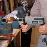 7-Amp Hammer Drill, Towallmark 1/2-Inch Electric Hammer Drill with 3000RPM, Variable Speed, 10 Drill Bits for Home Improvement, DIY, Masonry, Wood Towallmark