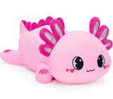 Officygnet Axolotl Plush, 13" Soft Stuffed Animal Plush Toy, Cute Axolotl Plush Pillow, Kawaii Plushies Dolls for Kids, Pink Axolotl Gift for Girls Officygnet