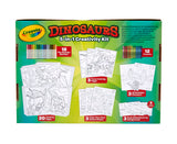 Crayola Dinosaur 5-in-1 Art Kit, Dinosaur Toys Alternative, Gift for Kids, Ages 4, 5, 6, 7 Crayola
