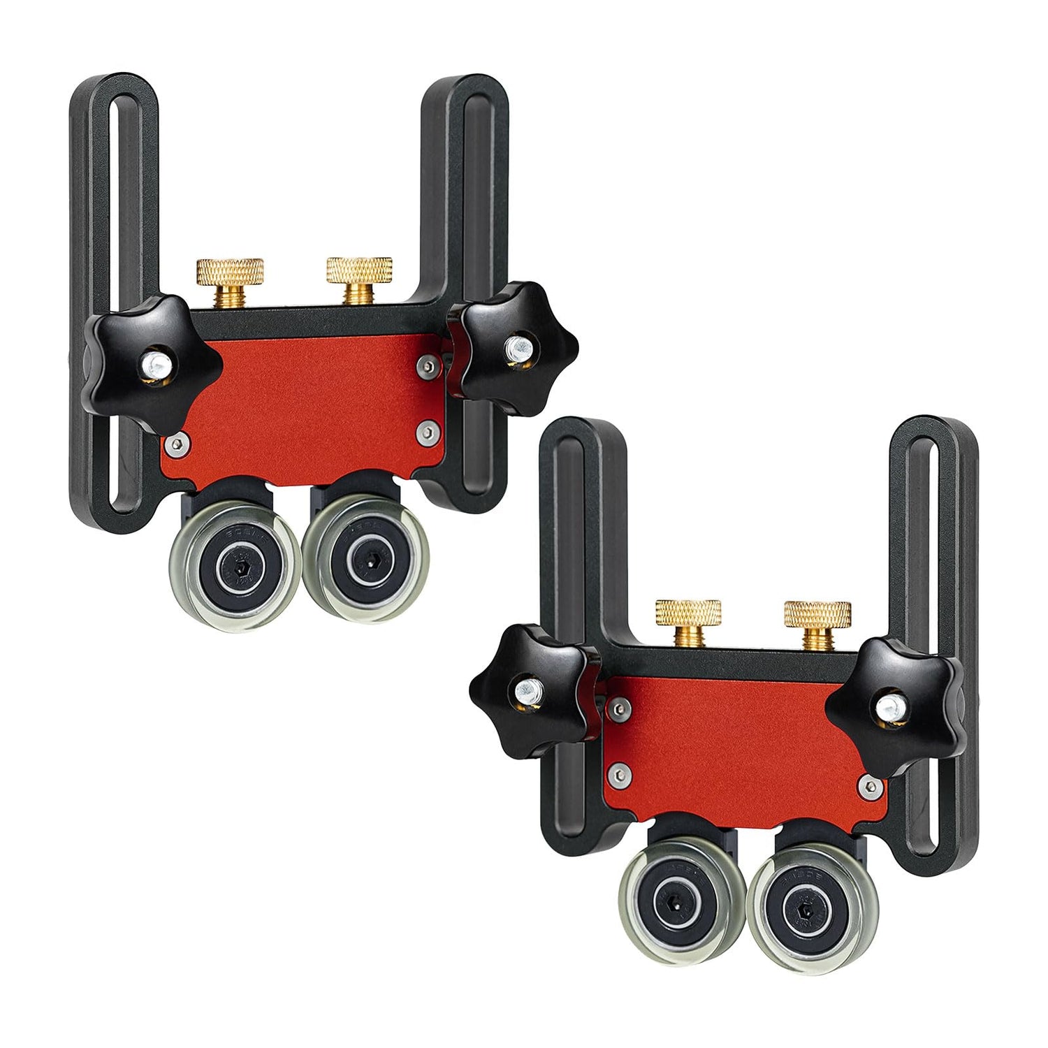 2Pcs Updated Bearing Roller Featherboards Feather Boards for Table Saw Router,Upgrade Your Table Saw with New Versatile Thin Rip Jig and Table Saw dcvbny