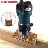 Power Tool Protective Shield Accessory Base Woodworking Trimmer Router Router Transparent Trimming Machine Protection Cover Garosa