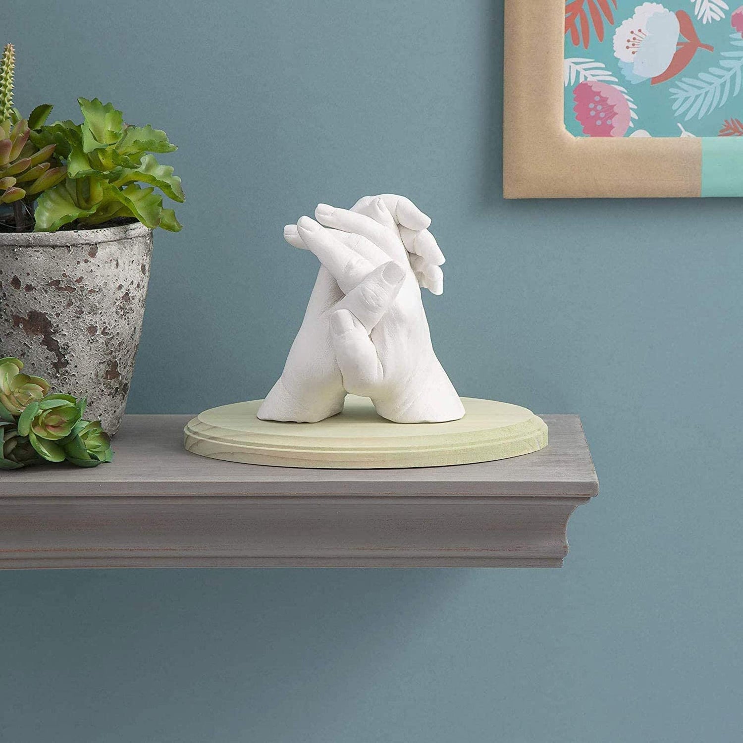 Falling in Art 1lb Plaster of Paris Powder - Hand Mold Casting Kit Powder, Gypsum Cement, Pottery & Ceramic Plaster Powder for Crafts, Sculpture, Falling in Art