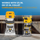 Pokin DNP617 Centering Cone Compatible with Dewalt Router, for Fixed Base Compact Router Subbase Centering Pin & Cone Works with 1/4 In. or 1/2 In. Pokin