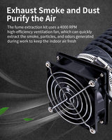 Creality Official Fan Extraction Kit for Ender Plus 3D Printer Enclosure with Fan Interface and Laser Engraver Enclosure Creality