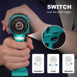 COMOWARE 20V Cordless Drill, Electric Power Drill Set with 1 Battery & Charger, 3/8” Keyless Chuck, 2 Variable Speed, 266 In-lb Torque, 25+1 Position COMOWARE