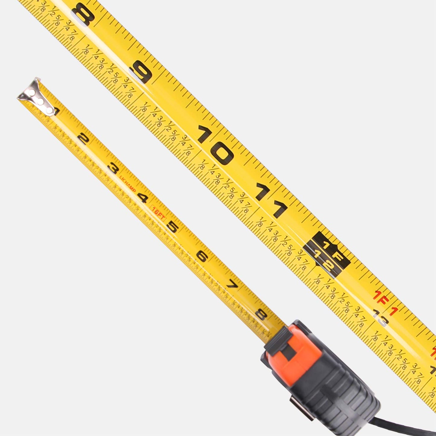 LICHAMP Tape Measure 16 ft, 6 Pack Bulk Easy Read Measuring Tape Retractable with Fractions 1/8, Measurement Tape 16-Foot by 3/4-Inch - WoodArtSupply