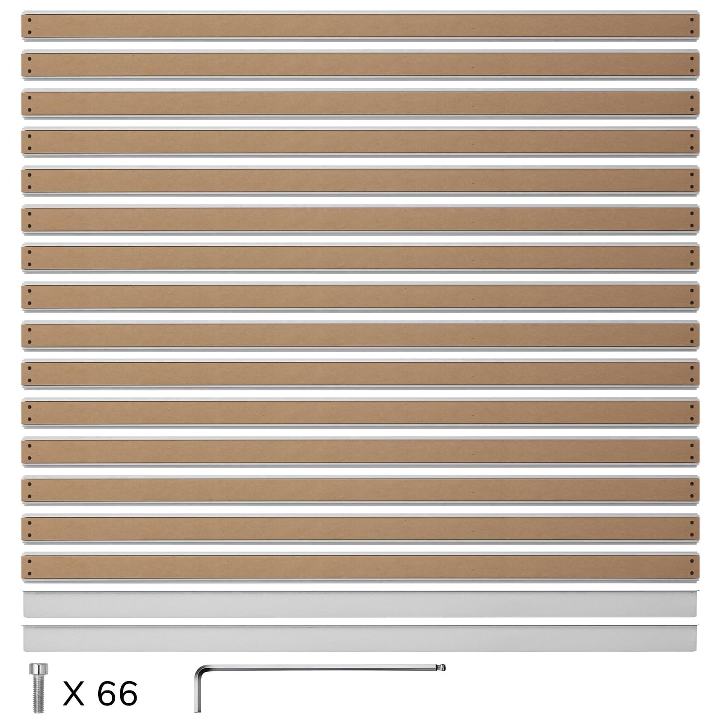 Genmitsu 1313 Aluminum & MDF Hybrid Spoilboard Table for CNC Router Machine PROVerXL 4030 V2 to 1313 XY-Axis Extension Kit, 1490 x 1393 x 20mm - WoodArtSupply