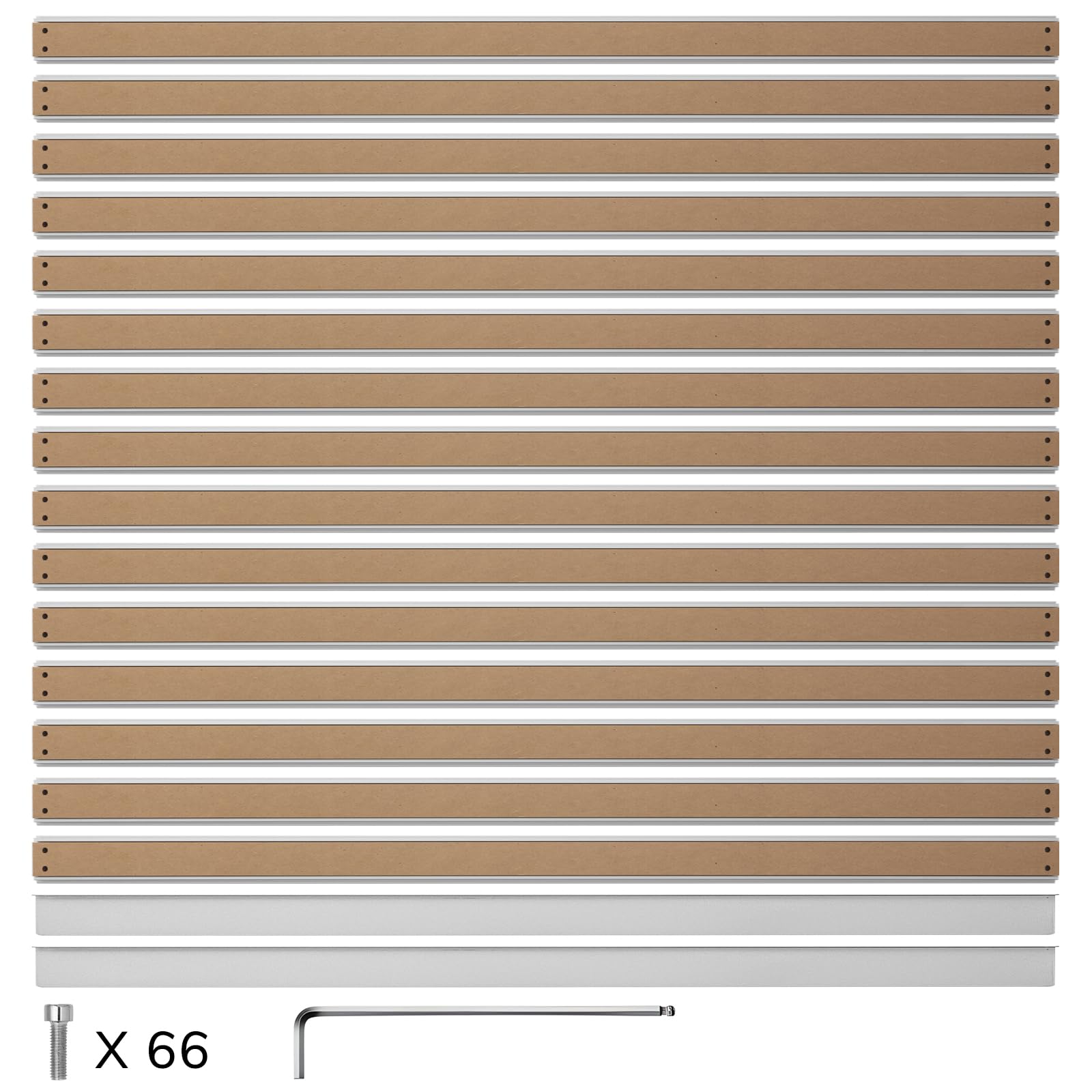 Genmitsu 1313 Aluminum & MDF Hybrid Spoilboard Table for CNC Router Machine PROVerXL 4030 V2 to 1313 XY-Axis Extension Kit, 1490 x 1393 x 20mm - WoodArtSupply