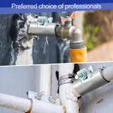 Tandefio 2 Pcs IPS Pipe Repair Clamp 304 Stainless Steel Pipe Clamp Patching and Repairing Leaky Pipes 3 Inch Length Suitable for Copper Pipes Tandefio