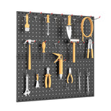 WALMANN Metal Pegboard Panels for Wall Garage Tools Pegboard Storage System for Garage, Workbench, Shed Modular Peg Board Organizer Board(Pack of 2, WALMANN
