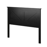 Glenwillow Home Rustic Black Wood Panel Headboard - Full Size Glenwillow Home
