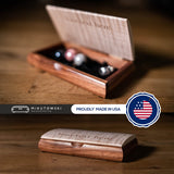 Mikutowski Woodworking Personalized Wooden Keepsake Box - Handmade in USA - Wood Art Artisan Trinket Box - Original Engraved Keepsake Box Organizer - Mikutowski Woodworking